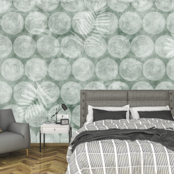 Fototapet Abstract Personalizat Soft Green H250xL450cm fara imbinari