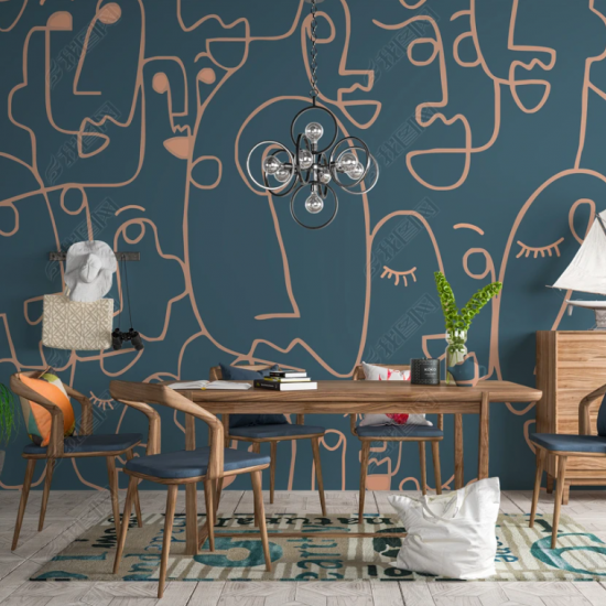 Fototapet Personalizat Abstraction Multifaceted