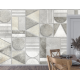 Fototapet 3D Personalizat Living si Dormitor - Contrast Geometric
