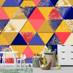 Fototapet Personalizat 3D - Spectrul Geometric