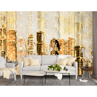 Fototapet Personalizat Abstract Oraș 3D - Decor Modern