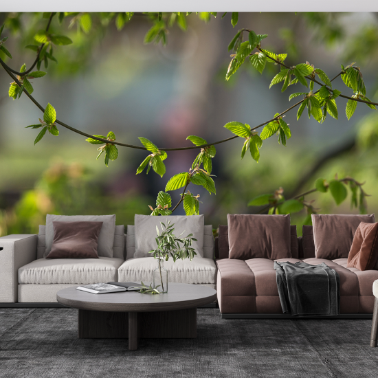 Fototapet Continuu Personalizat Natură VIVIDĂ - Frunze Fără Imbinări Fototapet Continuu Personalizat Natură VIVIDĂ - Frunze Fără Imbinări