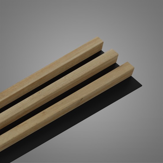 Lamela Decorativa Linea Slim Oak 3 Lamela Decorativa Linea Slim Oak 3