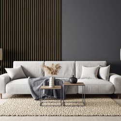 Lamela Decorativa Linea Slim  Black 1 