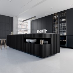Lamela Decorativa Linea Slim Single Black
