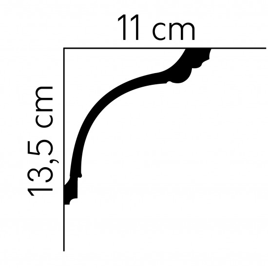 Profil Cornișă Decorativă MDA040