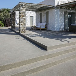 Microciment  piscine Quartz Mosaic exterior/interior