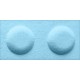 Panou Decorativ Acustic din Fetru Dreptunghi Lego 300x150 mm