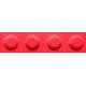 Panou Decorativ Acustic din Fetru Dreptunghi Lego 600x150 mm