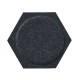 Panou Decorativ Acustic din Fetru Hexagon cu Cerc  300x259 mm
