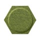 Panou Decorativ Acustic din Fetru Hexagon cu Cerc  300x259 mm