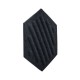 Panou Decorativ Acustic din Fetru Hexagon cu Dungi 300x259 mm