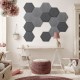 Panou Decorativ Acustic din Fetru Hexagon Simplu 300x259 mm