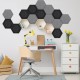Panou Decorativ Acustic din Fetru Hexagon Simplu 300x259 mm