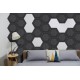 Panou Decorativ Acustic din Fetru Hexagon Fagure 300x259 mm