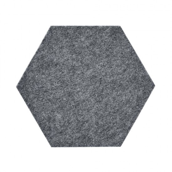 Panou Decorativ Acustic din Fetru Hexagon Simplu 300x259 mm
