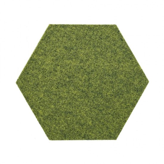 Panou Decorativ Acustic din Fetru Hexagon Simplu 300x259 mm