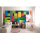 Panou Decorativ Acustic din Fetru Dreptunghi Lego 600x300 mm