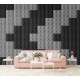 Panou Decorativ Acustic din Fetru Patrat Lego 300x300 mm