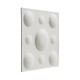 Panou Decorativ Acustic din Fetru Patrat Buline 300x300mm