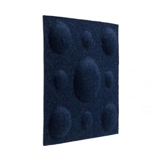 Panou Decorativ Acustic din Fetru Patrat Buline 300x300mm