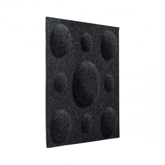 Panou Decorativ Acustic din Fetru Patrat Buline 300x300mm