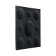 Panou Decorativ Acustic din Fetru Patrat Buline 300x300mm
