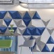 Panou Decorativ Acustic Triunghi 300x300x300 mm