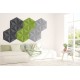 Panou Decorativ Acustic Triunghi 300x300x300 mm