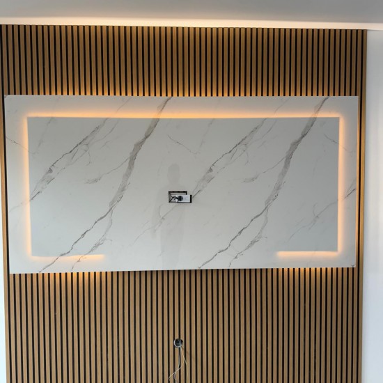 Placă Marmură Ușoară Calacatta White Lite Stone 244/122 cm Placă Marmură Ușoară Calacatta White Lite Stone 244/122 cm