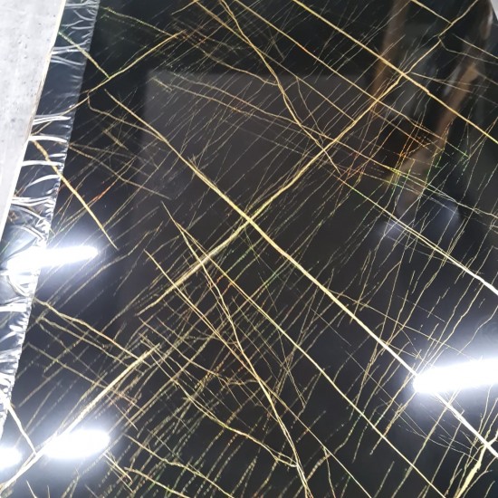 Placă Marmură Ușoară Night Star Galaxy 244/122 cm