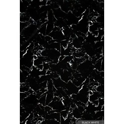Placă Marmură Ușoară Black White 244/122 cm