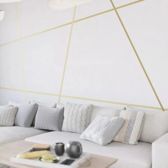 Platbandă Inox Auriu Brush 15x0,6x2700 mm