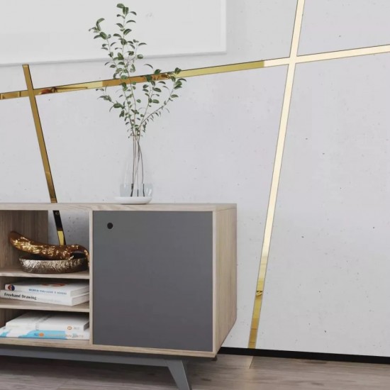 Profil platbanda auriu lucios 150x0,6x2700 mm