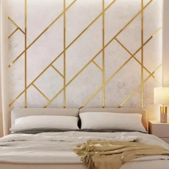 Profil platbanda auriu lucios 50x0,6x2700 mm Profil platbanda auriu lucios 50x0,6x2700 mm