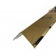 Profil de colt cu laturi drepte, auriu lucios, 15x15x2700 mm
