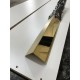 Profil de colt cu laturi drepte, auriu lucios, 15x15x2700 mm
