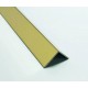 Profil de colt cu laturi drepte, auriu lucios, 20x20x2700 mm