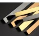 Profil de colt cu laturi drepte, negru lucios, 50x50x2700 mm