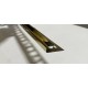Profil inox colt exterior , incastrat , auriu lucios 10x0,6x2700 mm