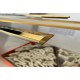 Profil inox colt exterior , incastrat , auriu lucios 10x0,6x2700 mm