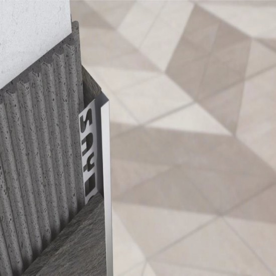 Profil inox colt exterior , incastrat , crom lucios 10x0,6x2700 mm