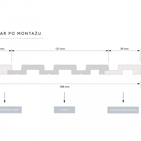 Panou Riflat 3D Clasic Oak L0206