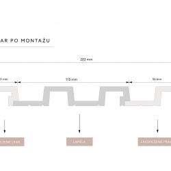 Panou Riflat 3D Gray Oak L0303
