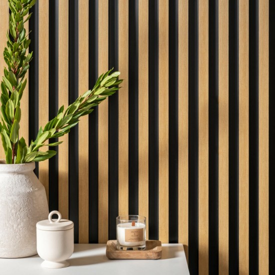 Panou Riflat 3D Natural Oak L0305