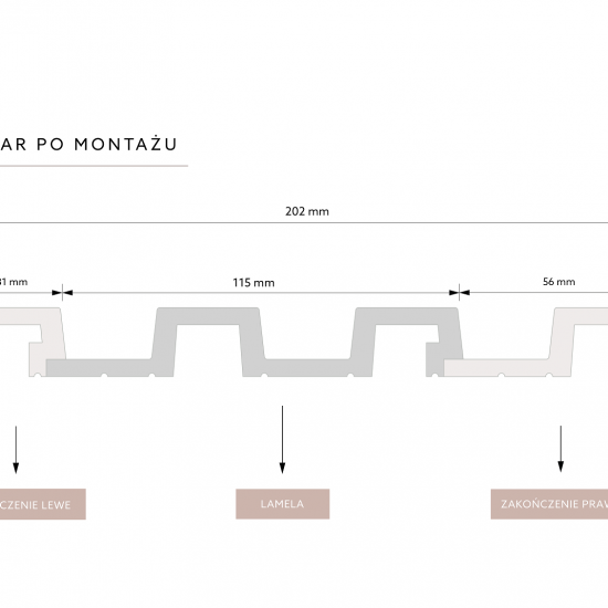 Panou Riflat 3D Natural Oak L0305L