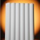 Panou riflat alb duropolimer vopsibil 270x12 cm L0401 Sereno