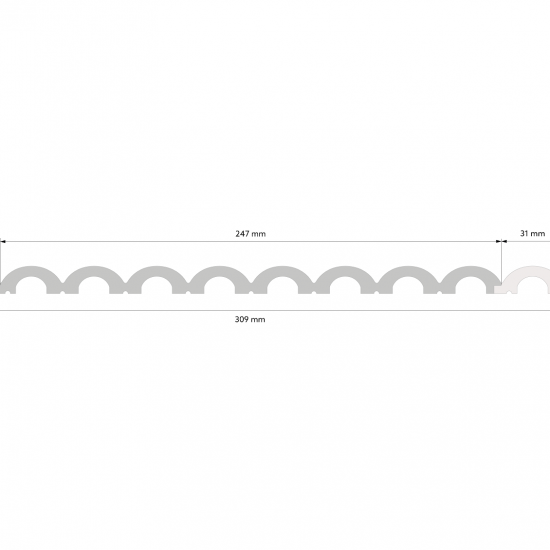 Capăt Stânga White WP001L