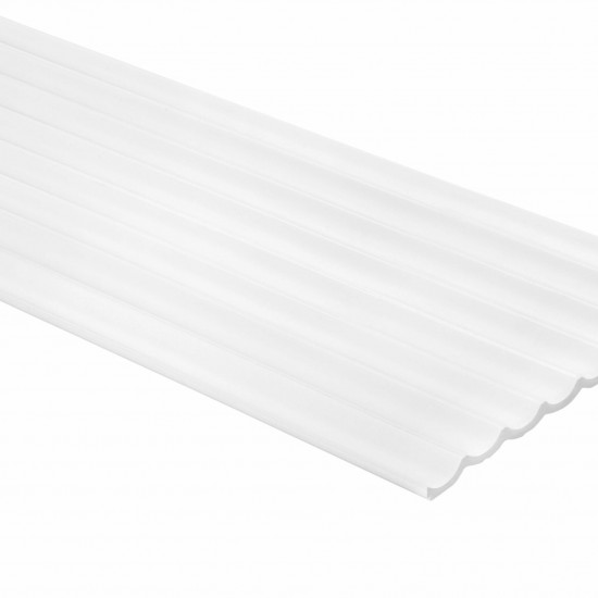 Panou 3D Riflat White WP002 Lumio