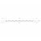 Panou 3D Riflat White WP002 Lumio